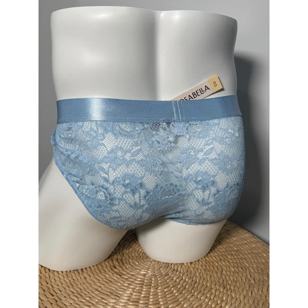 Cosabella Never Say Never Men's Sports Brief Aasmani Blue‎ Lace Underwear XL